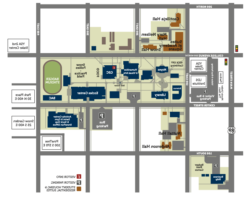 Snow College Campus Map